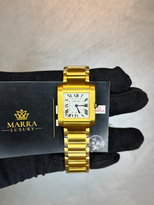 CARTIER TANK FRANCAISE  TUTTO IN ORO