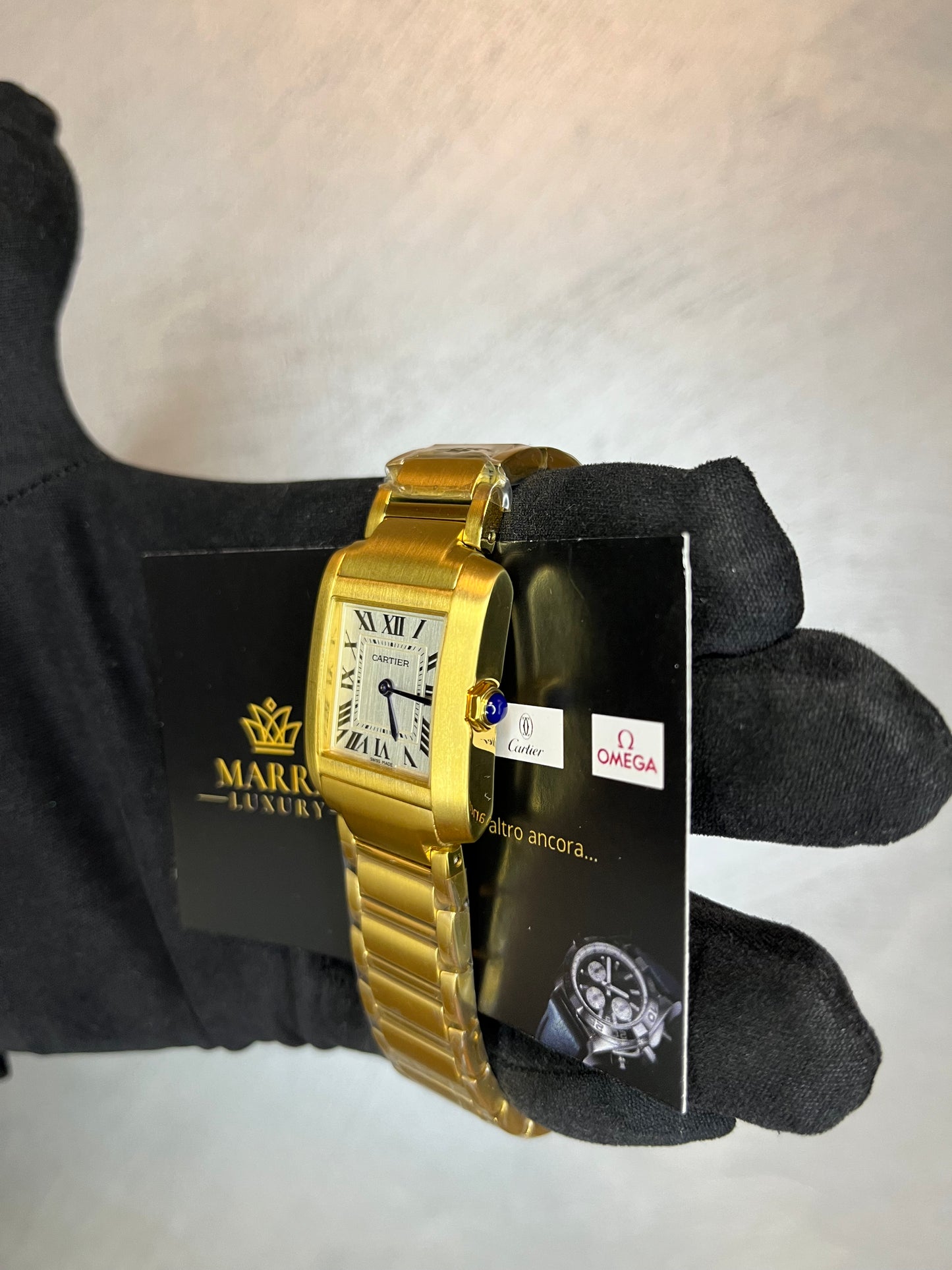 CARTIER TANK FRANCAISE  TUTTO IN ORO