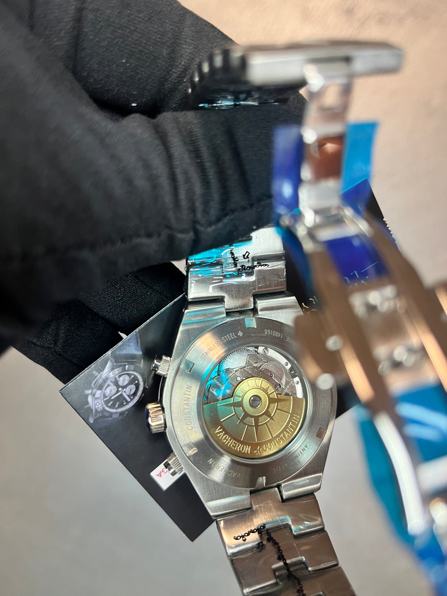 VACHERON CONSTANTIN OVERSEAS CALENDARIO PERPETUO QUADRANTE GRIGIO