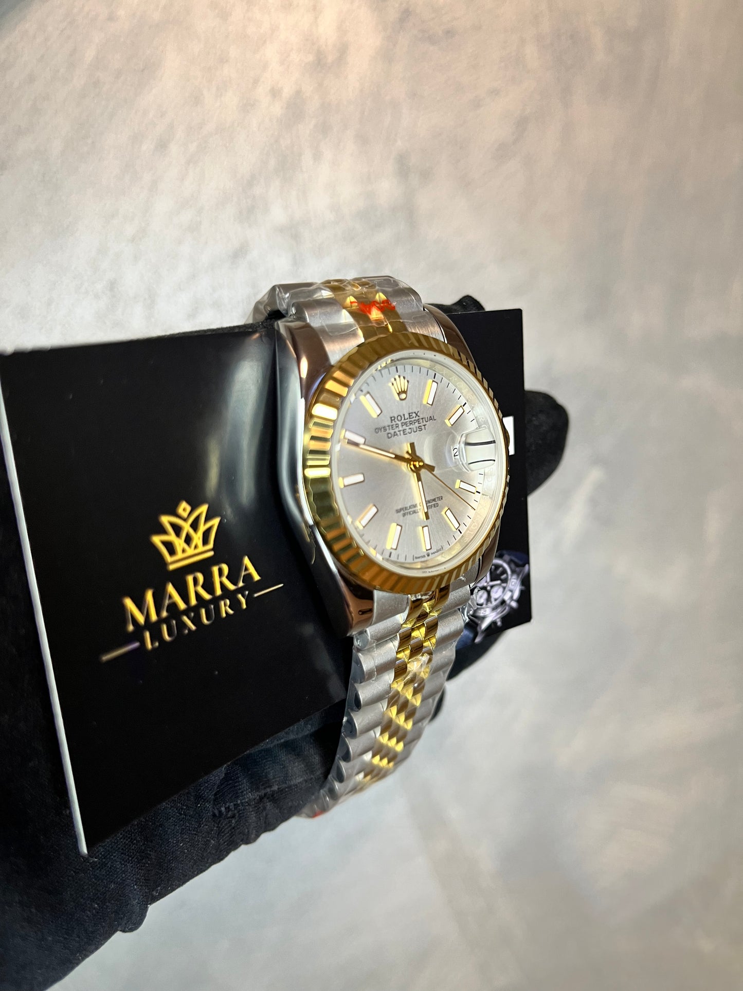 ROLEX DATEJUST JUBILEE QUADRANTE  CHAMPAGNE ACCIAIO E ORO