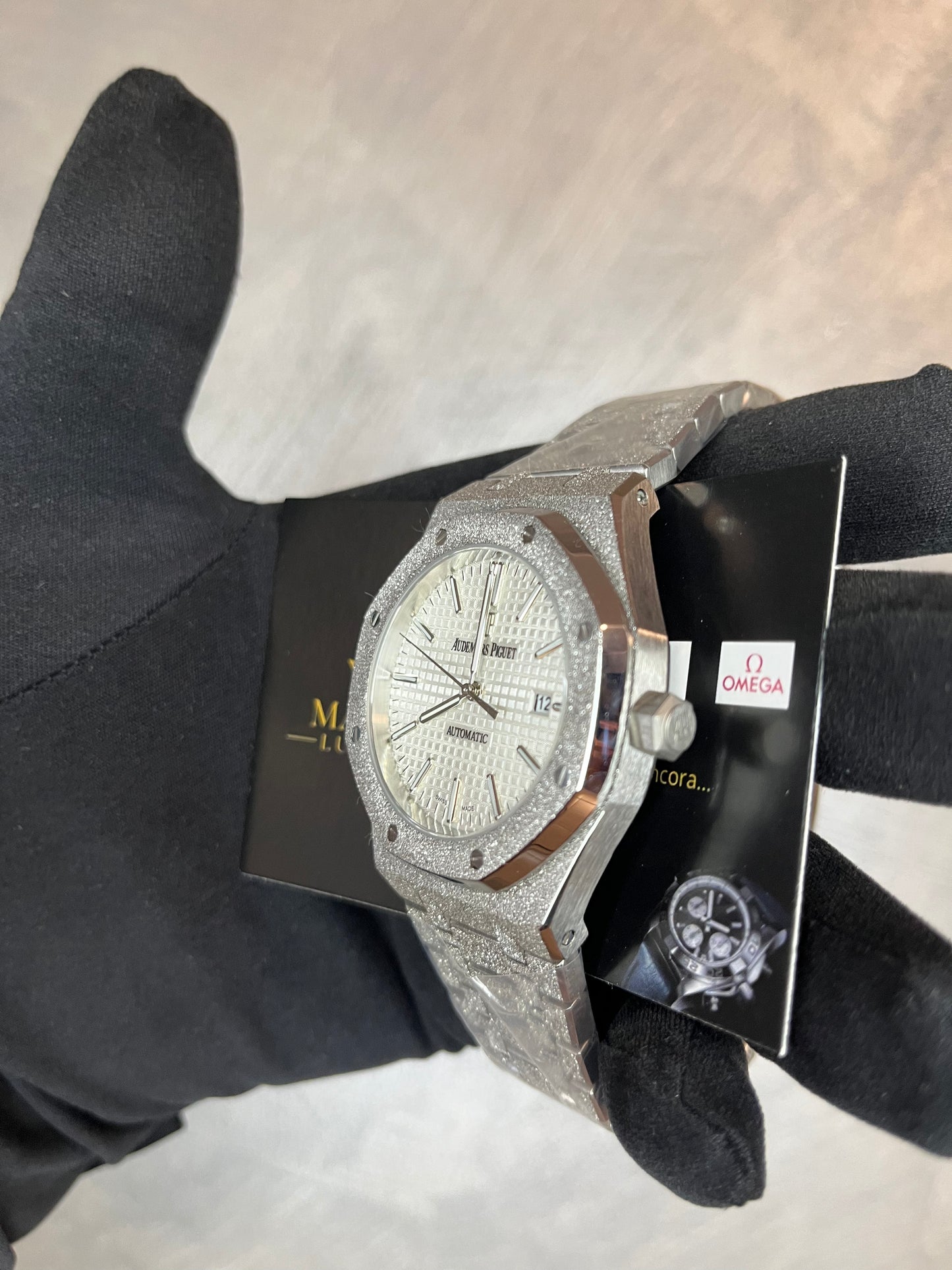AUDEMARS PIGUET ROYAL OAK SMERIGLIATO QUADRANTE BIANCO