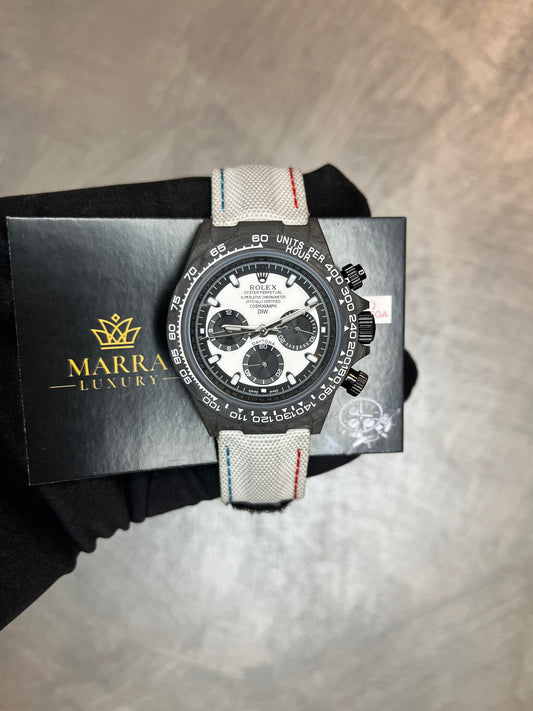ROLEX DAYTONA CARBONIO DIW QUADRANTE BIANCO CASSA IN CARBONIO