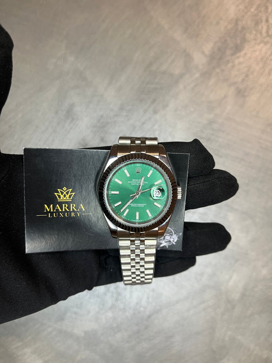 ROLEX DATEJUST CINTURINO JUBILEE QUADRANTE VERDE