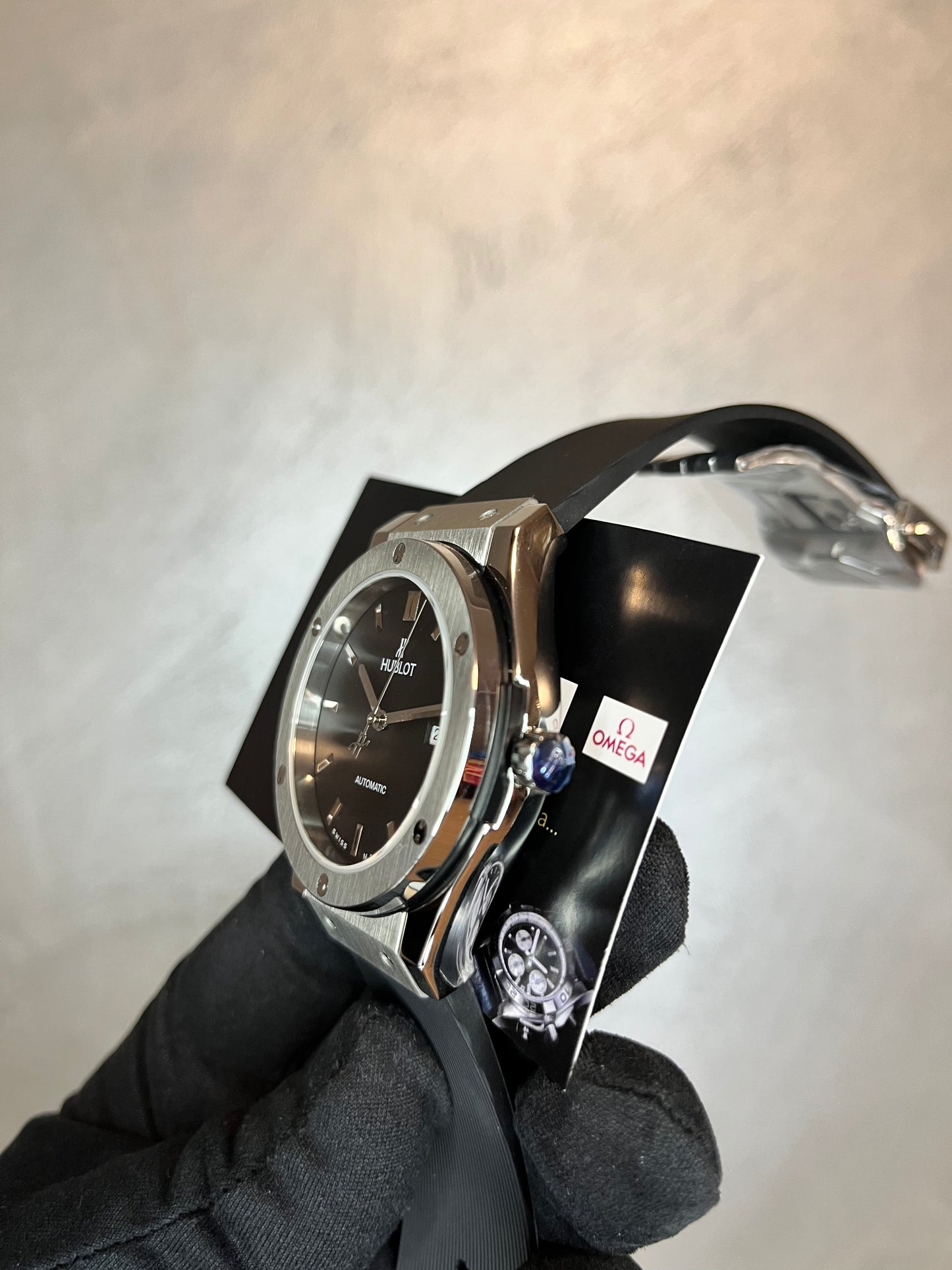 HUBLOT CLASSIC FUSION NERO E ACCIAIO