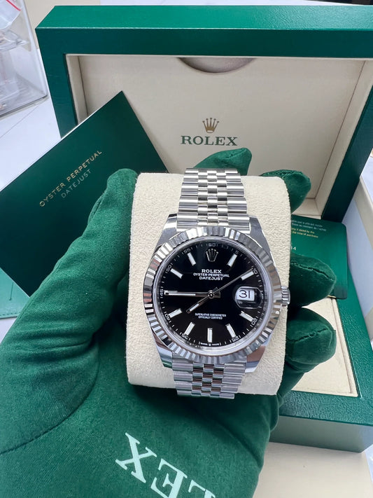 Rolex Datejust 41 Jubilee Quadrante Nero Acciaio