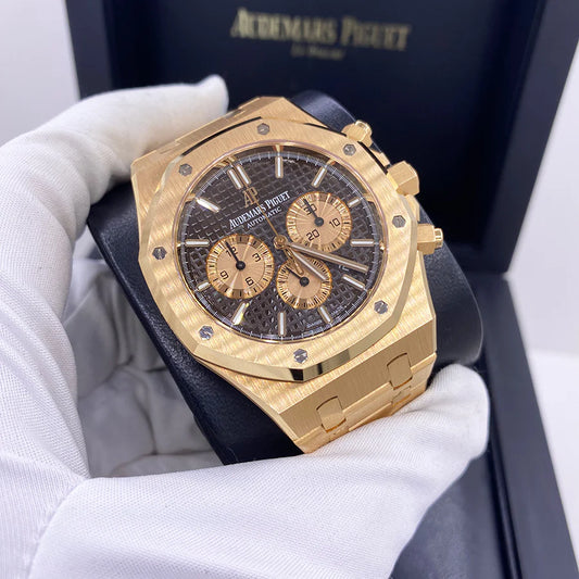 Audemars Piguet Royal Oak Cronograph Oro Quadrante Nero