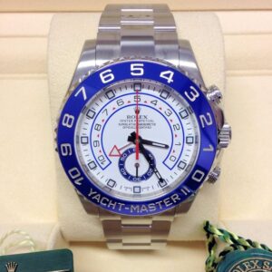 Rolex Yachtmaster Acciaio Quadrante Bianco