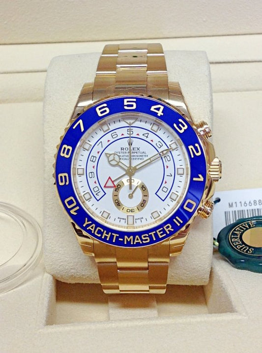 Rolex Yachtmaster Oro Quadrante bianco