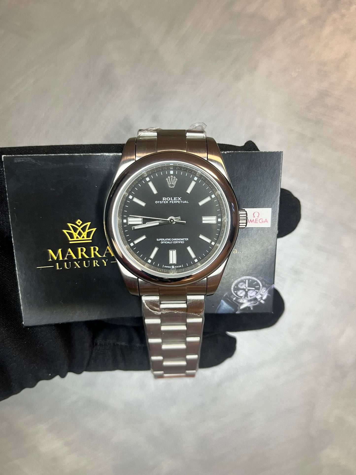 OYSTER PERPETUAL QUADRANTE NERO