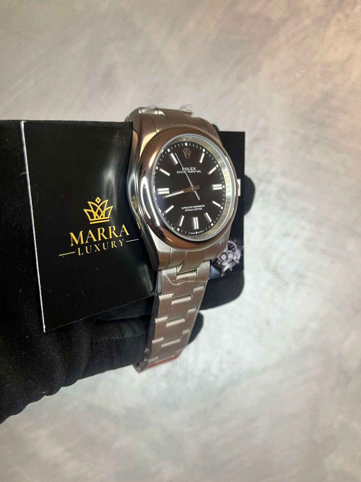 OYSTER PERPETUAL QUADRANTE NERO