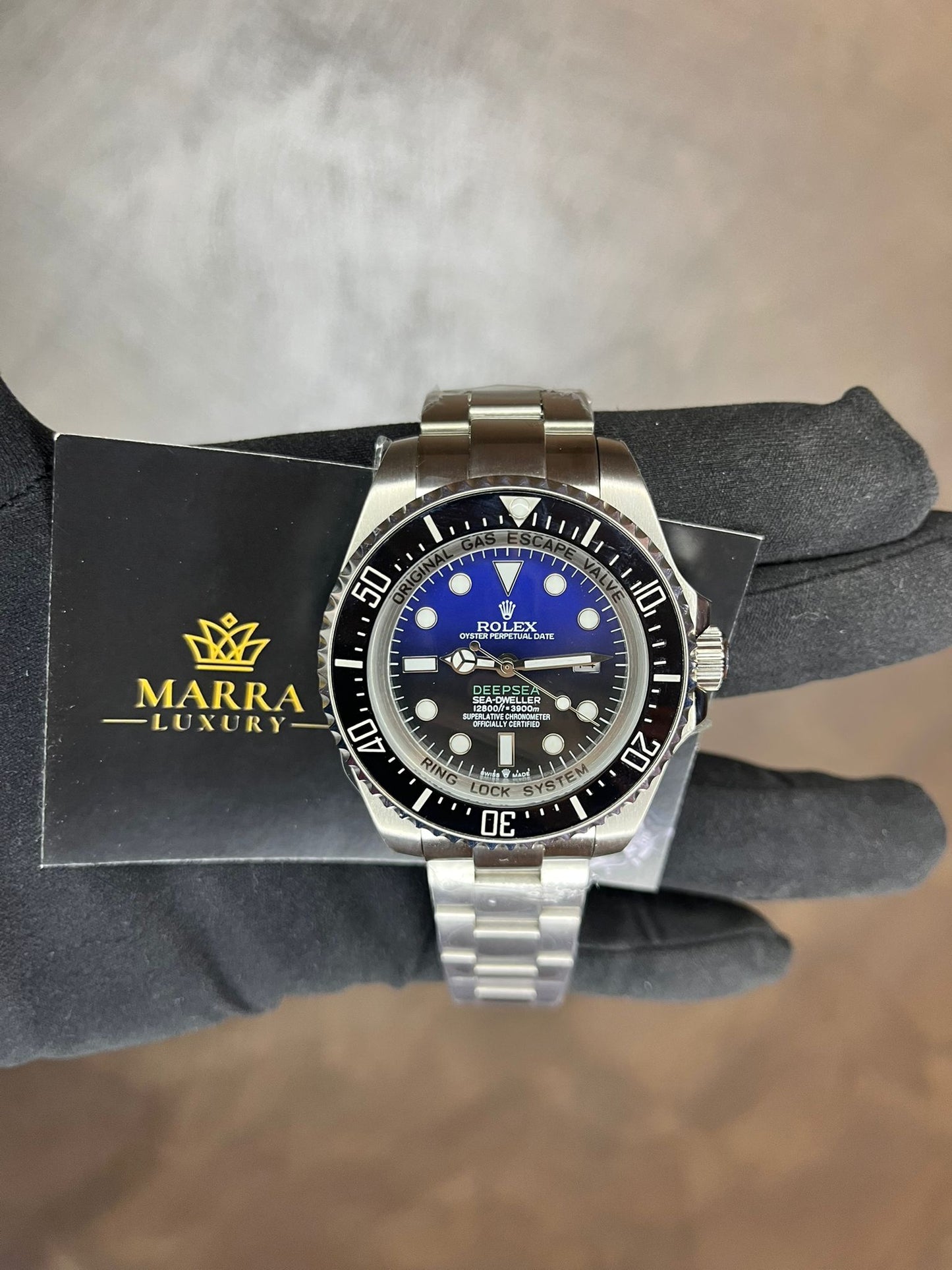 SEA DWELLER DEEPSEA QUADRANTE BLU NERO