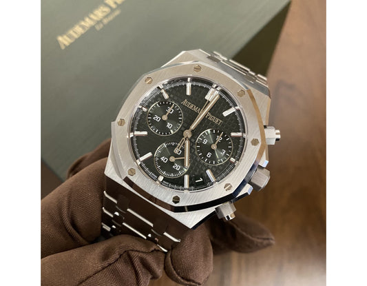 Audemars Piguet Royal Oak Cronograph Acciaio Quadrante Nero