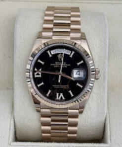 Rolex Daydate 41 President Oro rosa Quadrante Marble