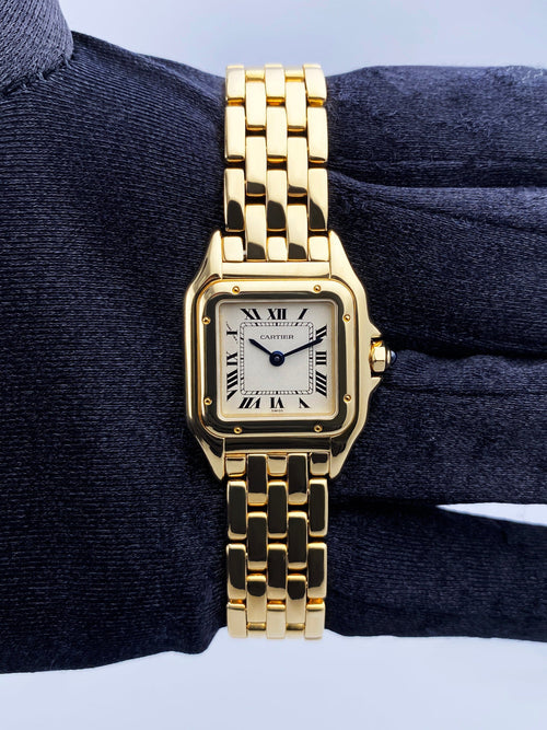 Cartier Pantère Oro Quadrante Biaco
