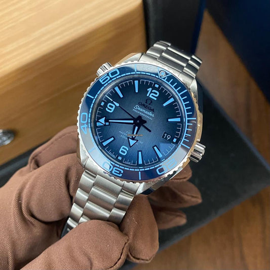 Omega Seamaster Planet Ocean Acciaio e Blu