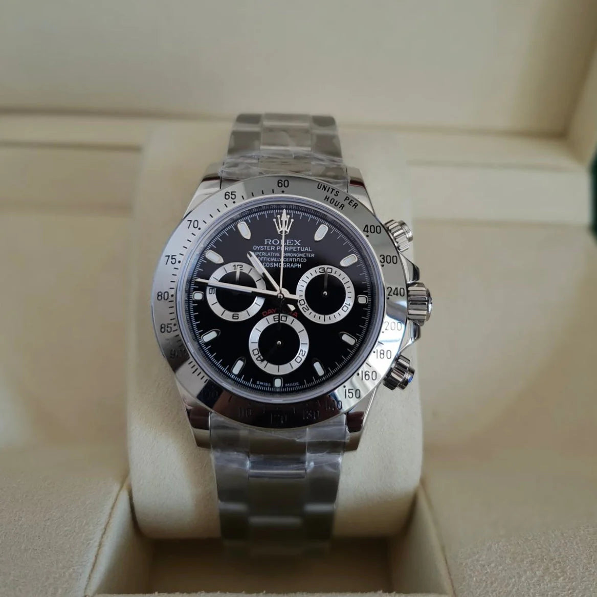 Rolex Daytona Acciaio Quadrante Nero