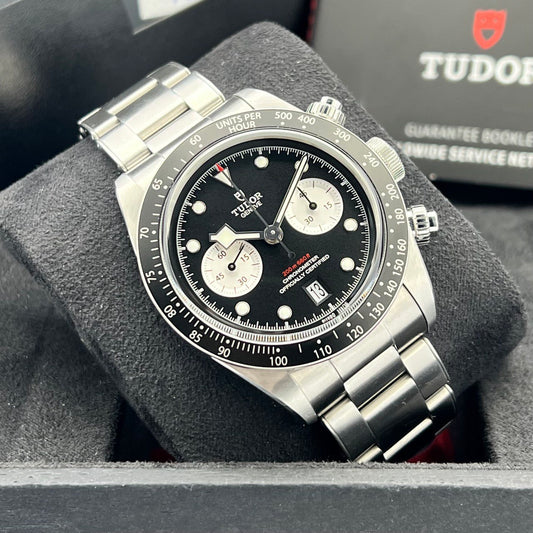 Tudor Blackbay Chronometer Acciaio Quadrante nero