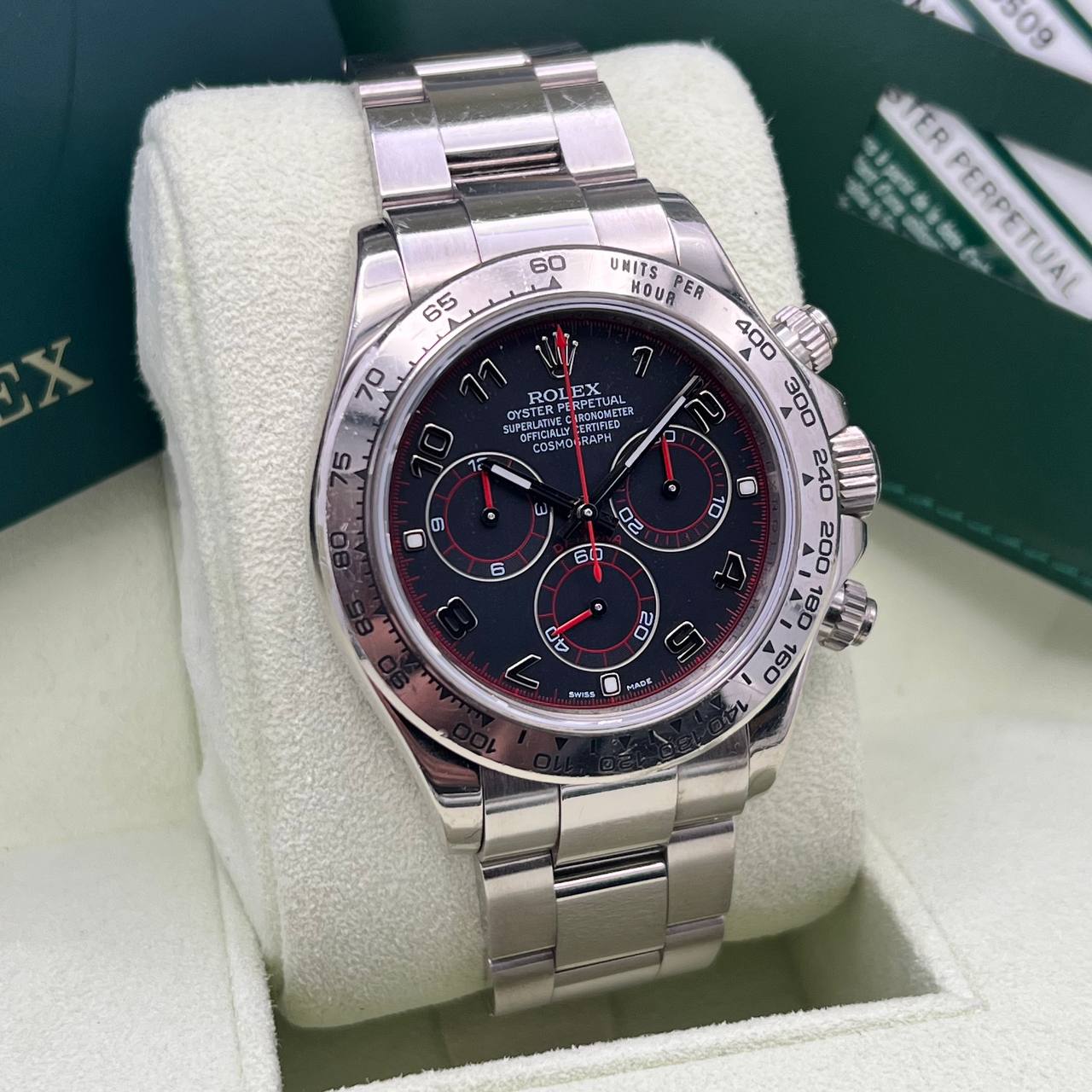 Rolex Daytona Acciaio Quadrante Racing