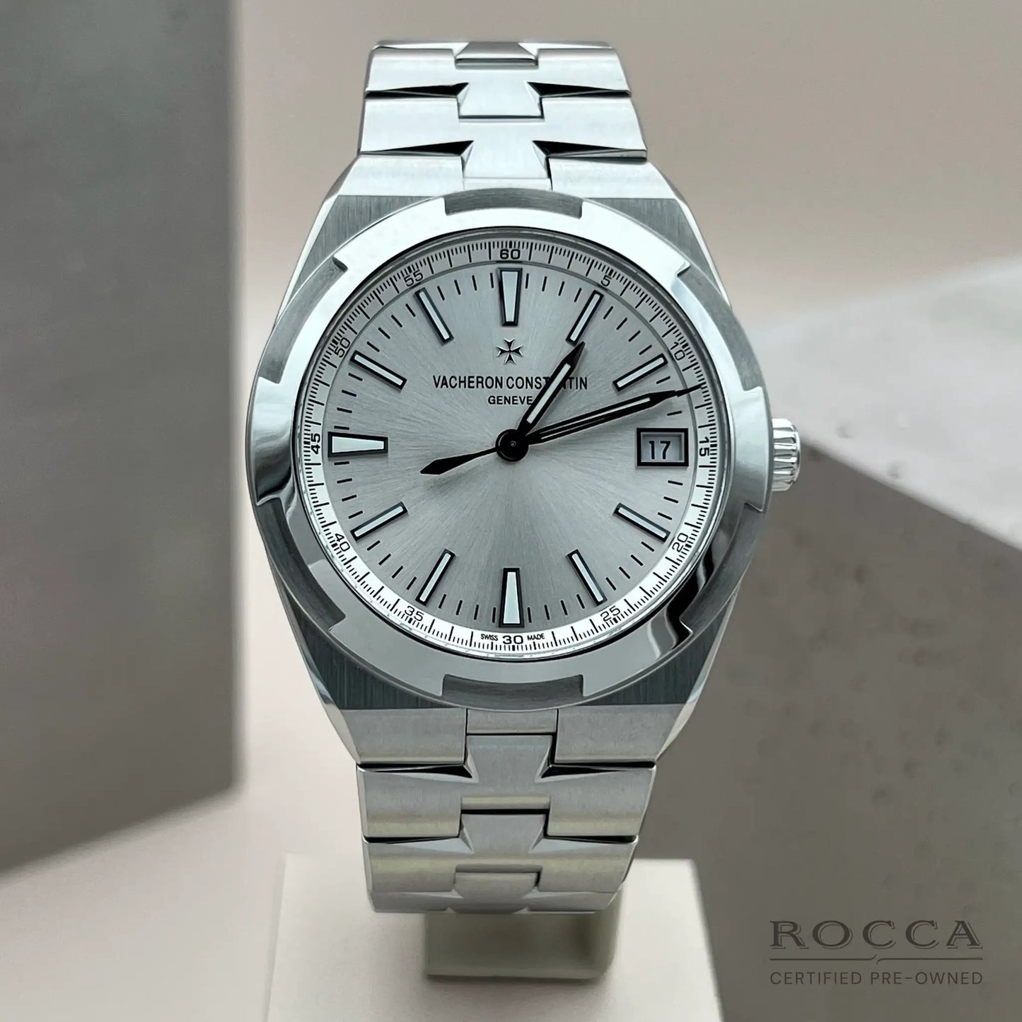 Vacheron constantin Overseas Acciaio e Quadrante Grigio