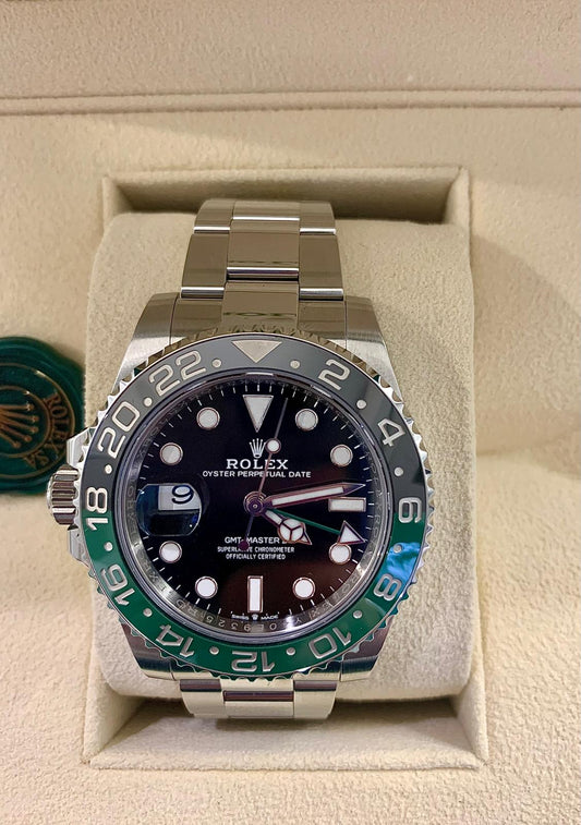 Rolex GMT Master Oyster Pepsi Verde e Nero