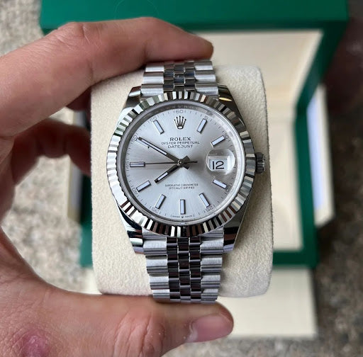 Rolex Datejust 41 Jubilee Quadrante Grigio Acciaio