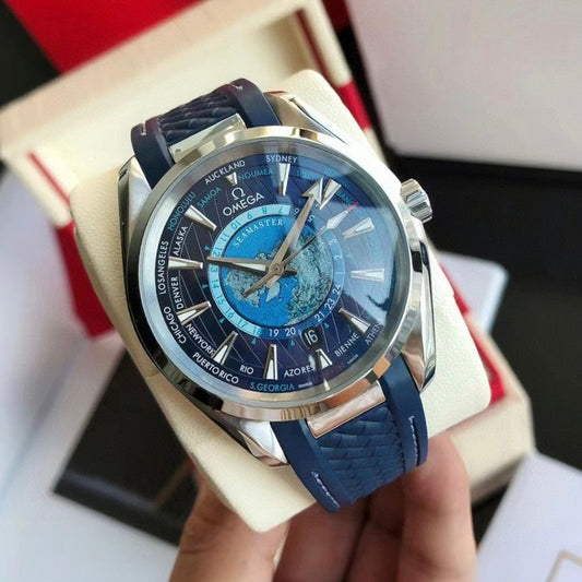 Omega SeaMaster Acquaterra Planet Acciaio e Blu